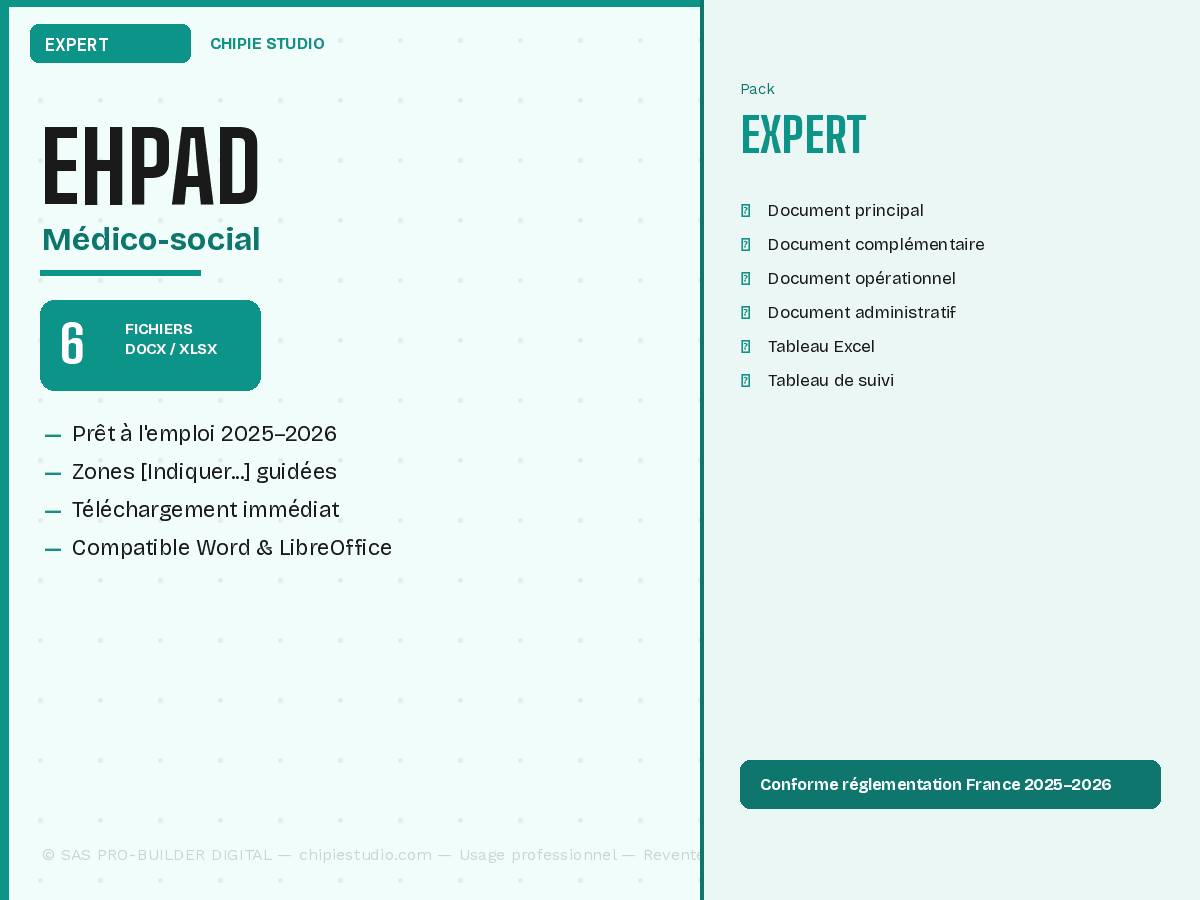 Pack EHPAD — Expert