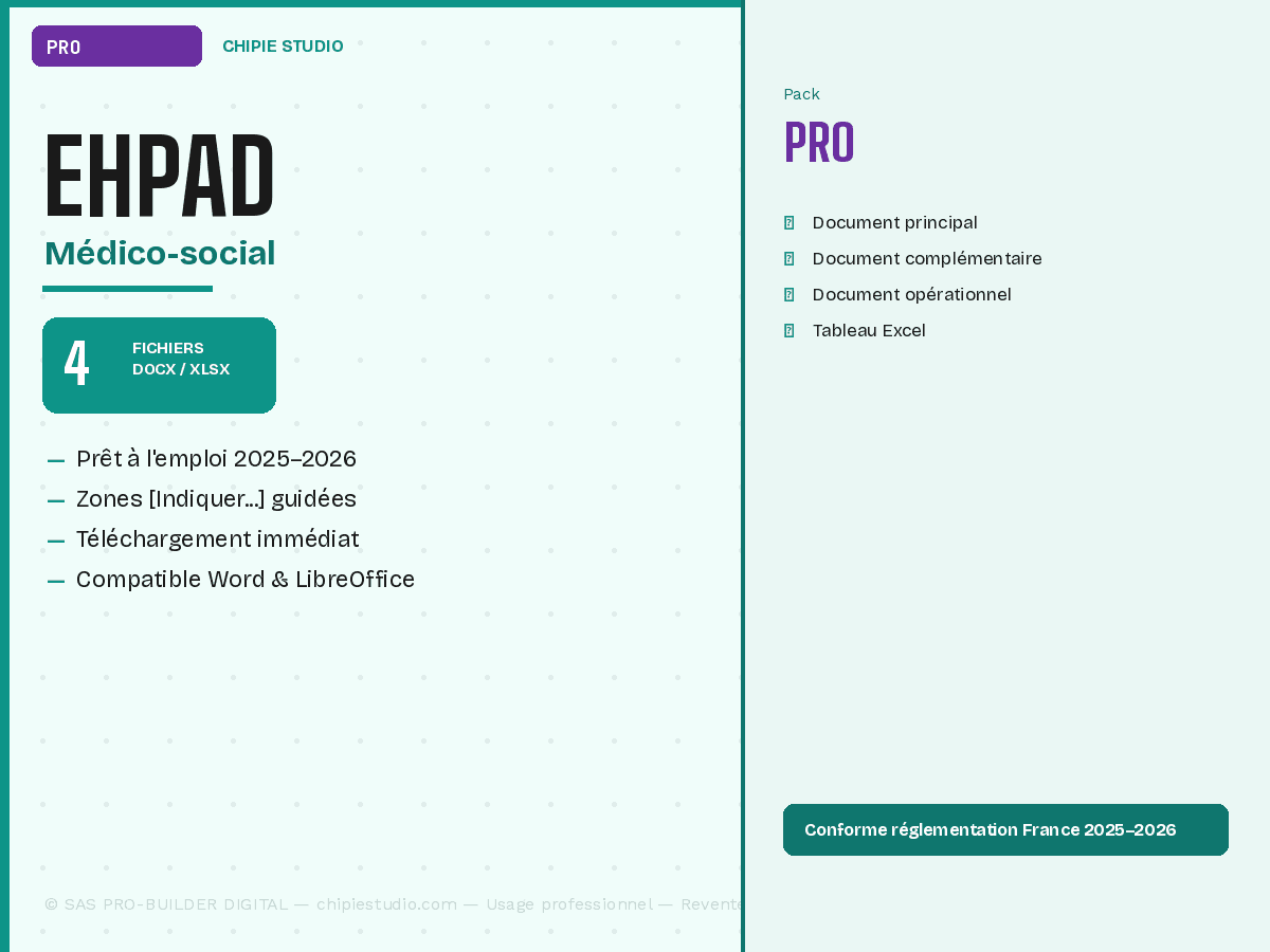 Pack EHPAD — Pro