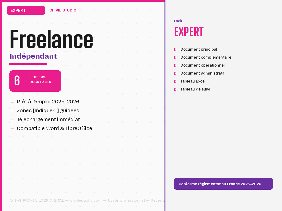 Pack Freelance — Expert