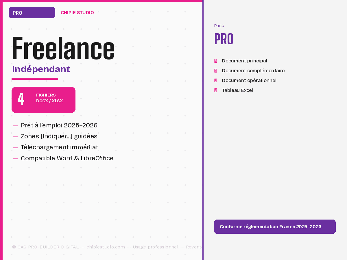Pack Freelance — Pro