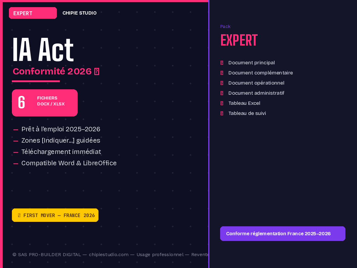 Pack IA Act — Expert